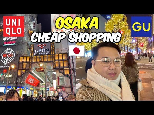 CHEAP SHOPPING at Shinsaibashi, Osaka!  | JM BANQUICIO