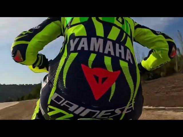 Valentino Rossi and VR46 academy trainingTavullia  dirt flat track 2024