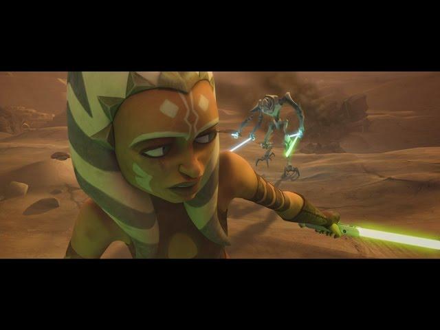 Star Wars: The Clone Wars - Ahsoka Tano vs General Grievous [1080p]