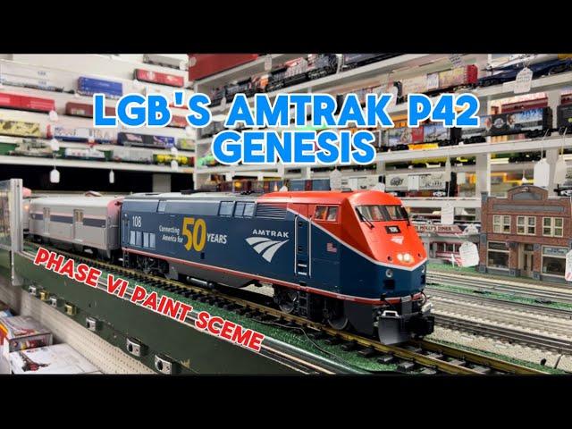 LGB's G Scale Amtrak P42 Genesis Locomotive