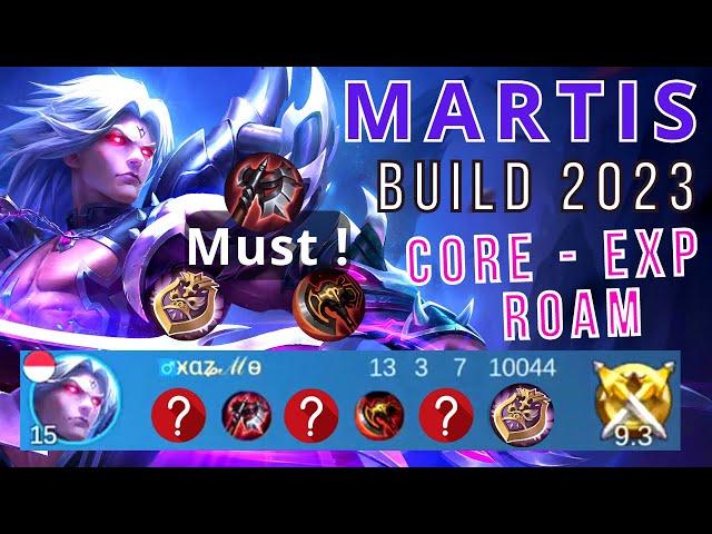 MARTIS Best Item BUILD 2023, EZ Win! Build Item Martis Tersakit 2023 ! Trick and Gameplay Rank Push!