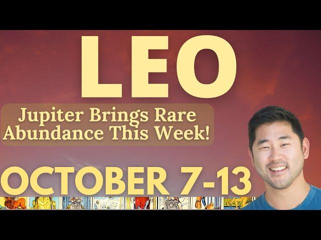 LEO - Such An Incredible Rush! An Electrifying Week, Leo ️️ October 7-13 Tarot Horoscope