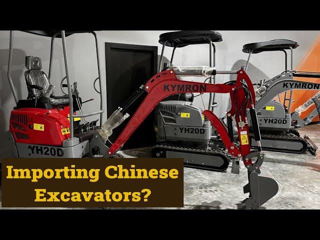 Importing Chinese Excavators? Buying Chinese Excavators at Auction?