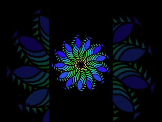  Creating Vibrant Spiral Art with Turtle Graphics  | #viralshort  #SpiralArt #TurtleGraphics#