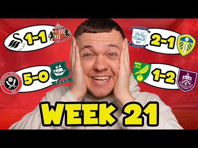 My Championship Week 21 Score Predictions!