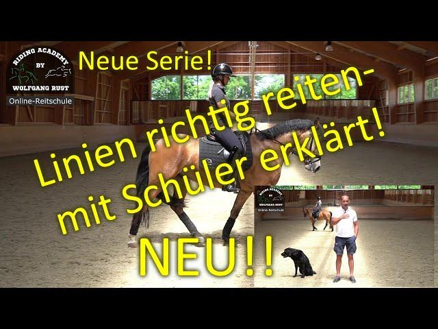 U1: Basiswissen über Linien / Hufschlagfiguren für Reiter, Reittrainer und alle die Pferde reiten!