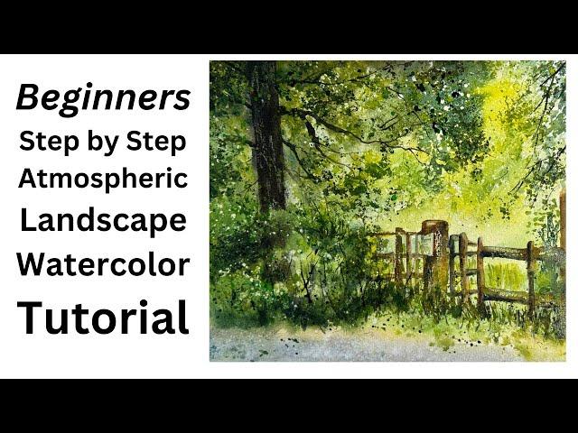 How To Paint Trees & Foliage In Watercolour