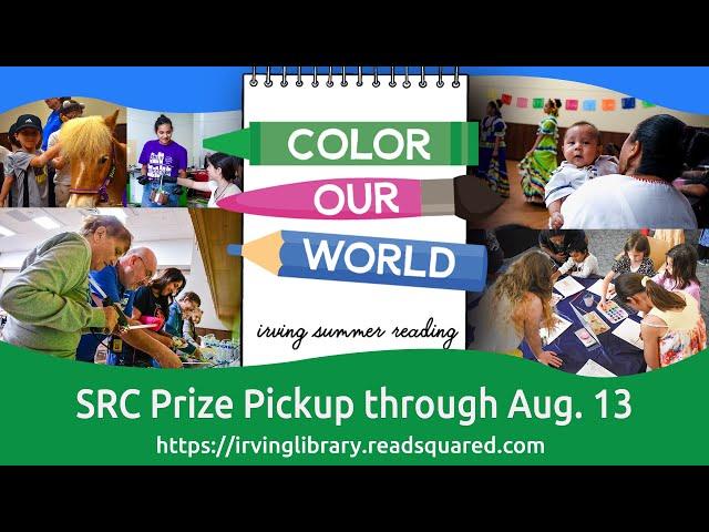 Irving Public Library Summer Reading Challenge: Color Our World
