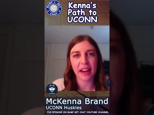 Why UCONN? What makes that school special for Big East Freshman of the Year Kenna Brand