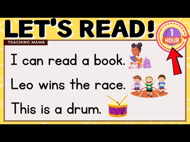 LET'S READ! | READING COMPILATION | PRACTICE READING ENGLISH | 1 HOUR READING | TEACHING MAMA