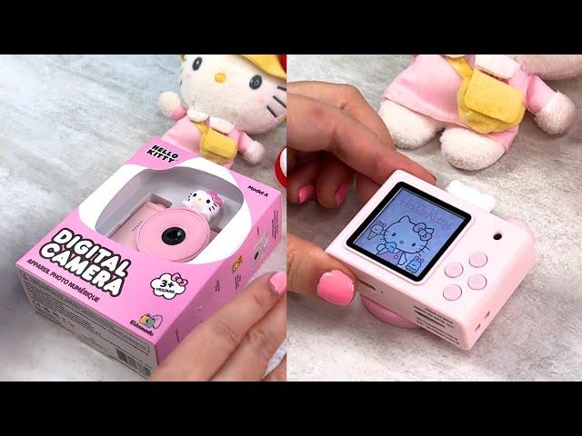 UNBOXING KIDAMENTO HELLO KITTY MINI DIGITAL CAMERA | HOW TO USE