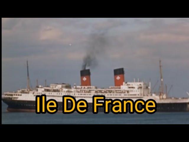 The disaster with the ship Ile De France (movie)