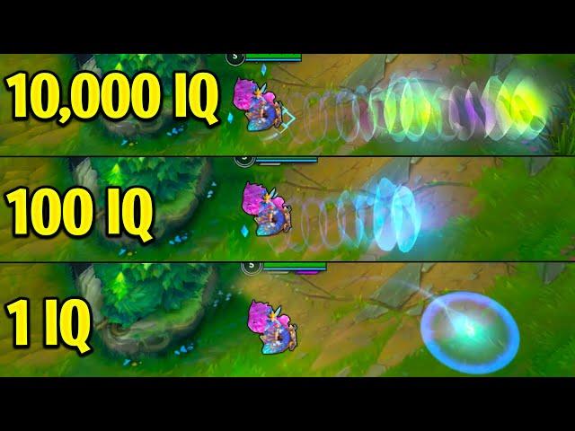 Wild Rift: 1 IQ vs 100 IQ vs 10,000 IQ Players