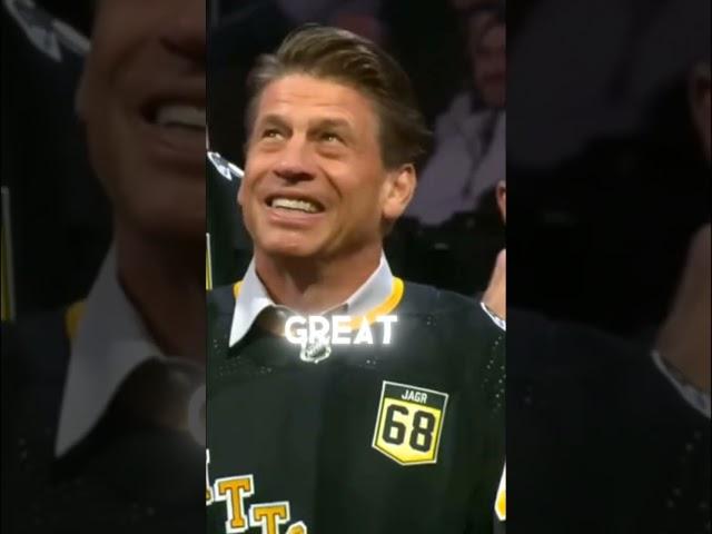 Jaromir Jagr #68 jersey retired  | Funny speech #legend #nhl #skills #shorts #pittsburgh