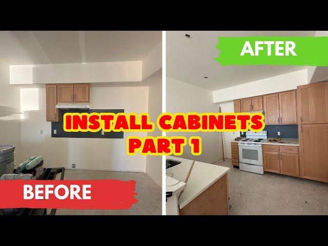 ️ How to Install Kitchen Cabinets: Step-by-Step Remodel Part 1 | Frank Handyman