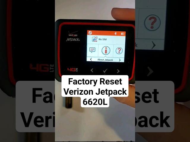 How to Factory Reset Any Verizon Jetpack MiFi 6620L #factoryreset #MiFi #verizon