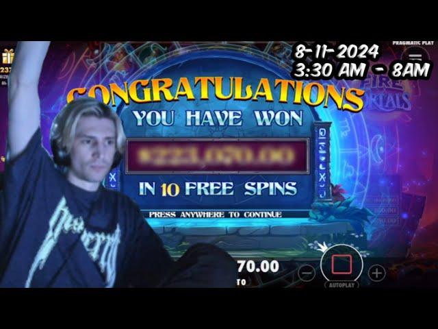 4 Hours of xQc Gambaing. |8-11-24| xQc Full Gamba