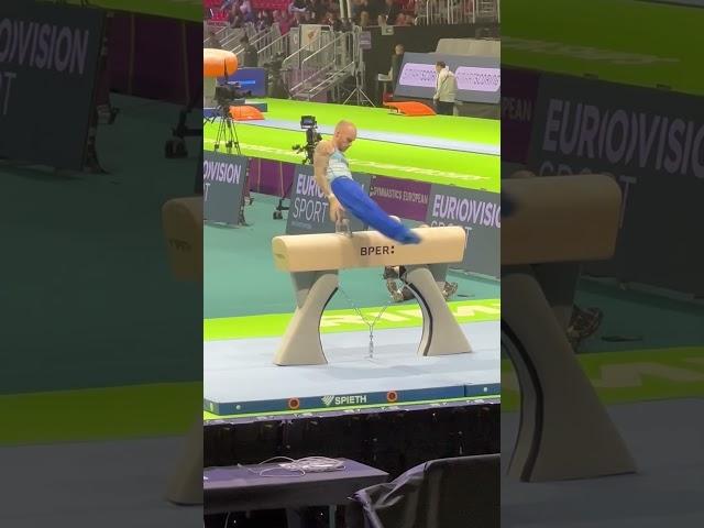 Oleg VERNIAIEV  15.166 Pts. Rimini #europeanchampionship #pommelhorse #gymnast