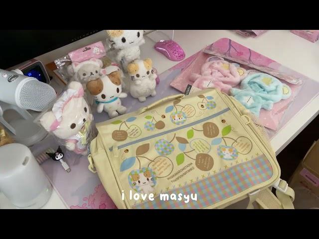 (masyumaro, korilakkuma, sugarbunnies) huge mercari japan haul asmr unboxing #masyumaro #sanrio