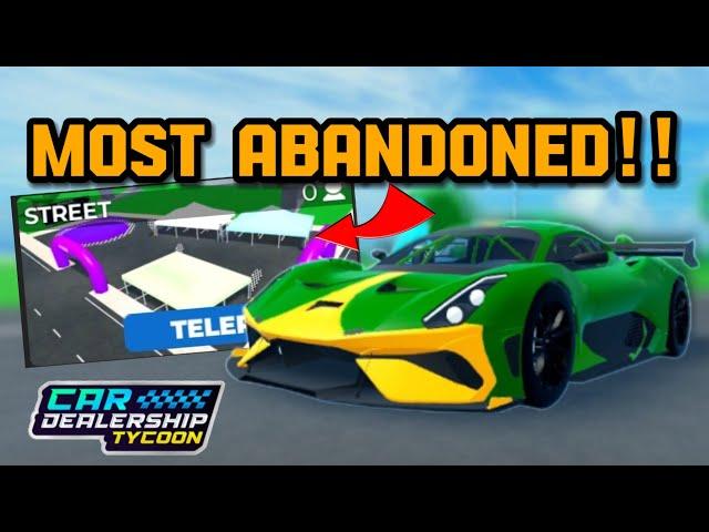 I Tried Every Single ABANDONED Race in Car dealership tycoon.. | Mird CDT