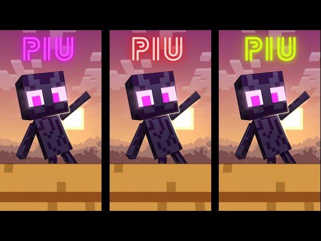 Piu Piu Piu~ Cute Baby Enderman! | Tiktok Music | Minecraft Animation