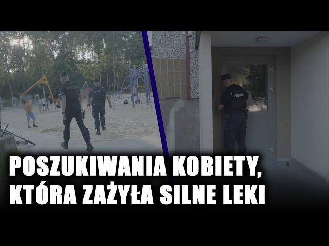 Kobieta przedawkowała leki na depresję. Uciekła mężowi z samochodu. Szybka interwencja policji