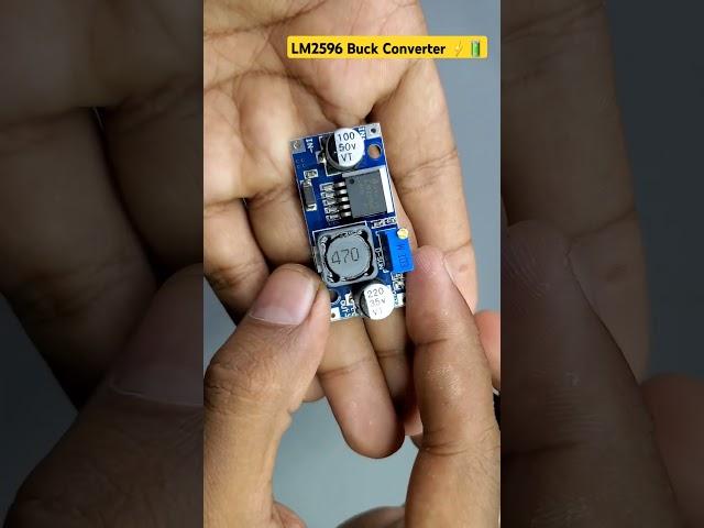LM2596 Step Down Converter Module | LM2596 Buck Converter