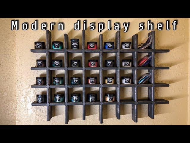 DIY Half Lap Display Shelf