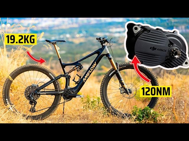 Amflow PL Carbon with DJI Avinox Ebike Motor Review - LIGHTEST MOST POWERFUL EMTB ON THE PLANET