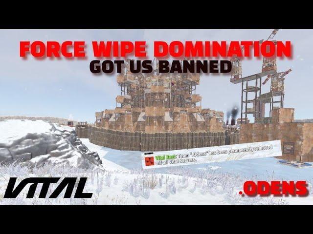 HOW FORCE WIPE DOMINATION LEADS TO US GETTING BANNED -Rust Wipe Progression