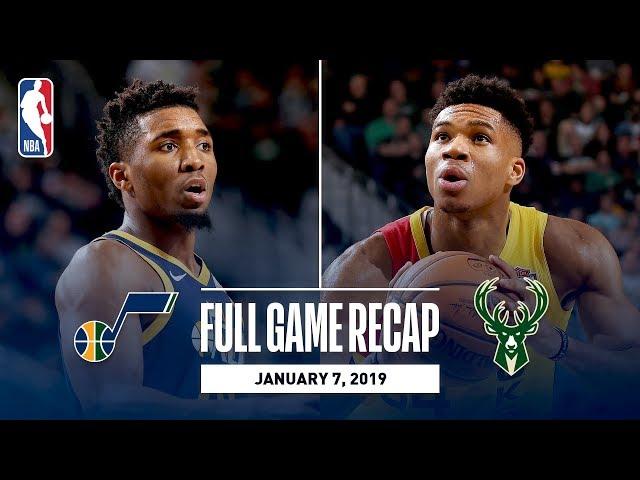 Full Game Recap: Jazz vs Bucks | Giannis Goes For 30 & 10