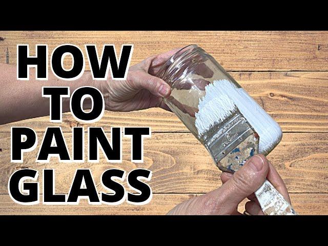 The SECRET to Painting Glass That NEVER Chips or Peels!