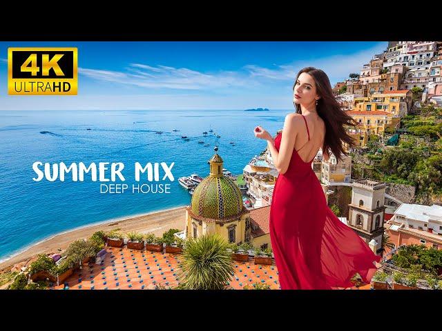 4K Amalfi Coast - Italy Summer Mix 2024  Best Of Tropical Deep House Music | Mixed By Masew Deep