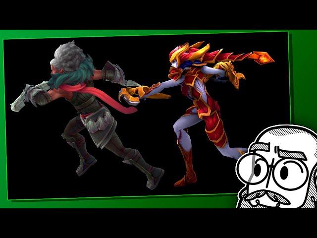 Does Ambessa just COPY Shyvana's animation??? (no)