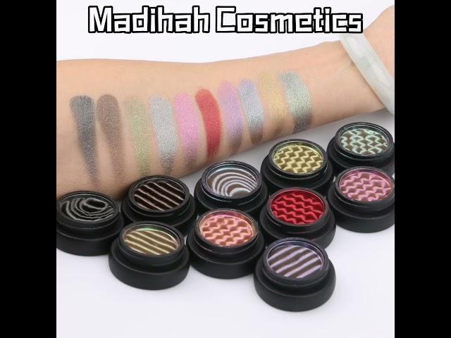 China Madihah OEM ODM Private Label Glitter Cosmetics Eyeshadow Palette Makeup EyeShadow Factory