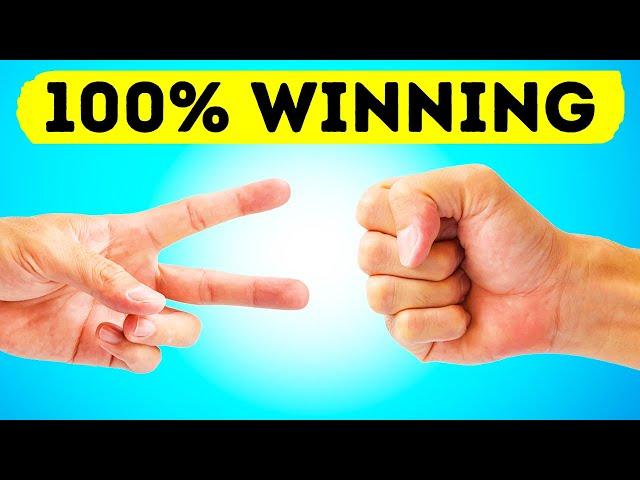 The Only 100% Winning Strategy for Rock, Paper, Scissors