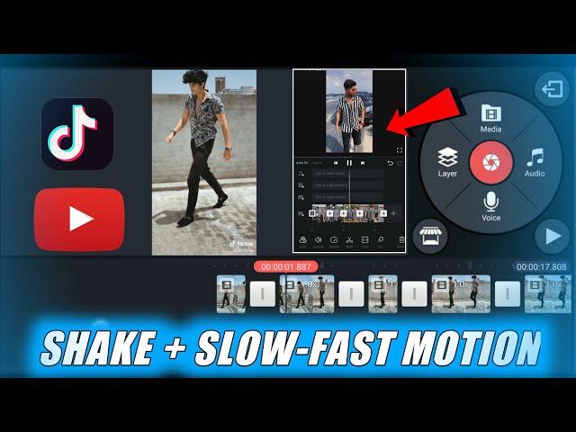 PERFECT SHAKE + SLOW-FAST MOTION TRANSITION TUTORIAL | TIKTOK SHAKE EFFECT | SLOW MOTION APP