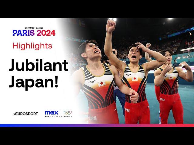 DRAMATIC ENDING! 🫨 | Japan win Gold in the Artistic Gymnastics Men's Team Final  | #Paris2024