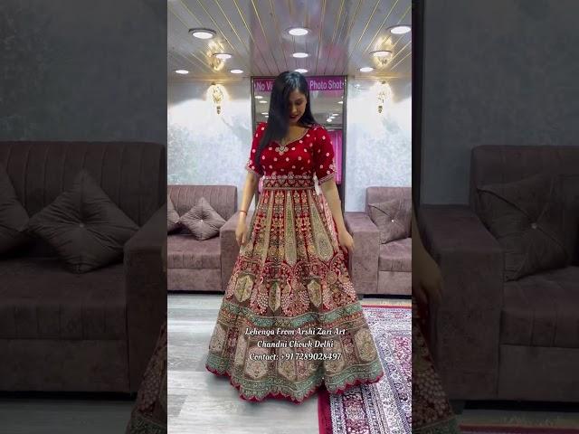 Affordable Bridal Lehenga CholiShopping in Chandni Chowk#shorts #ashortaday #bride #lehenga