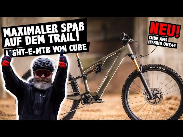 Endlich ein Light-E-MTB von Cube! Ist das Cube AMS Hybrid ONE44 die Allzweckwaffe auf dem Trail?