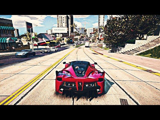 ► GTA 6 4k GRAPHICS | FERRARI FXX REDUX MOD M.V.G.A [GTA 5 PC GAMEPLAY]