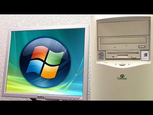 Installing Windows Vista on the $5 Windows 98 PC!