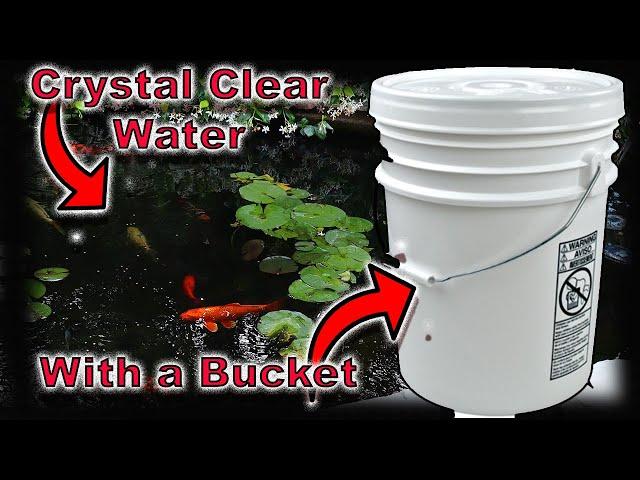 Crystal Clear Water with a Bucket - Cheap and Easy Bucket Filter