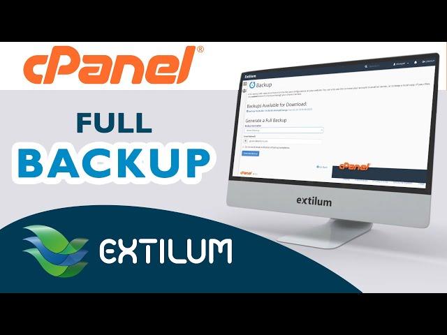How to Generate a Full Backup in cPanel - Extilum Hosting