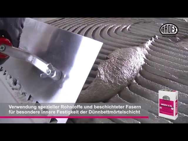 ARDEX X 78 Microtec Flexkleber (speziell für den Boden)