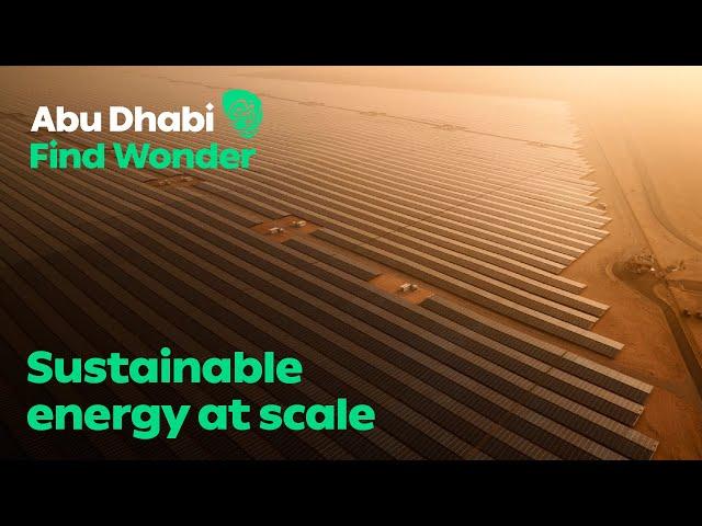 Abu Dhabi Find Wonder | Noor Abu Dhabi: The world’s largest single-site solar power plant