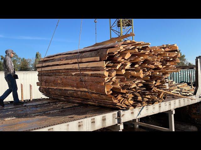 Determined Lady: From Debarking to High-Quality Lumber.