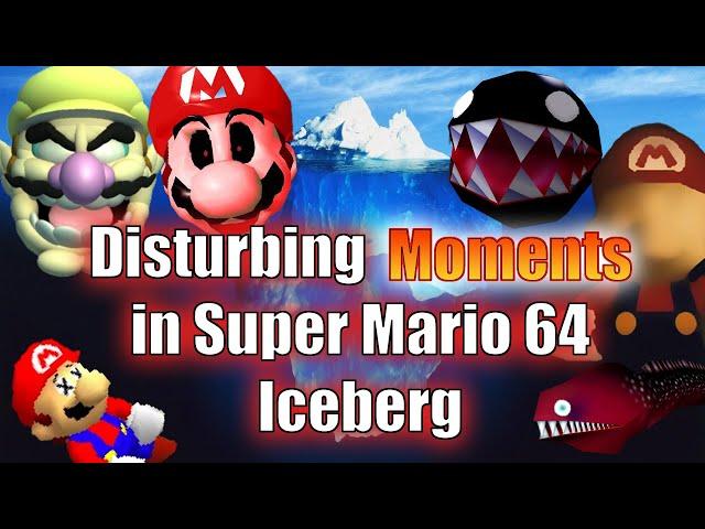 Disturbing Moments in Super Mario 64 Iceberg Explained (Easter Eggs, Disturbing Moments, Theories)