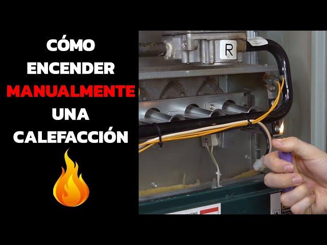 La calefacción a gas no se enciende - Cómo encender manualmente los quemadores