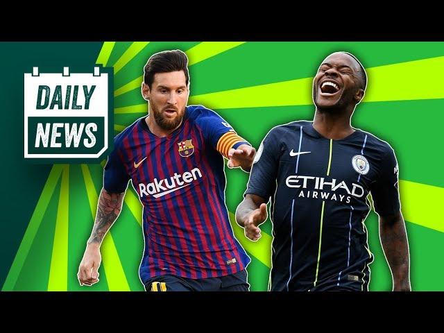 Messi Misses Out + Raheem Sterling Drops Out ► Daily Football News